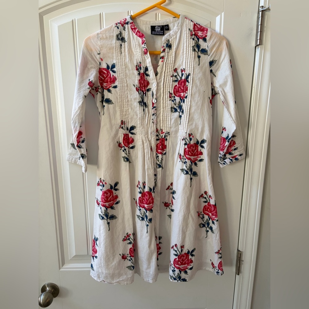 MADISON MATHEWS Folly Floral Dress Sz XS